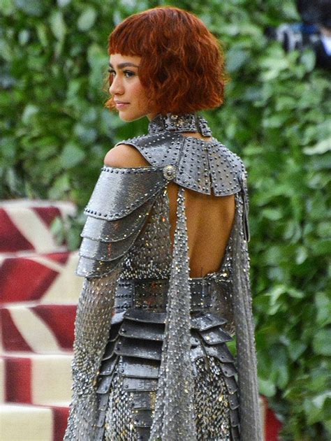 zendaya custom versace dress|Zendaya as joan of arc.